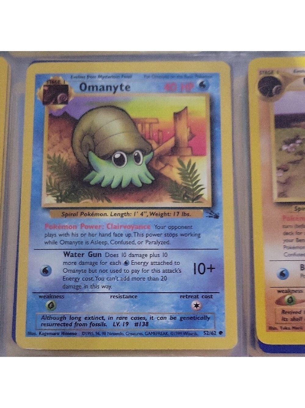 Pokémon Card Omanyte